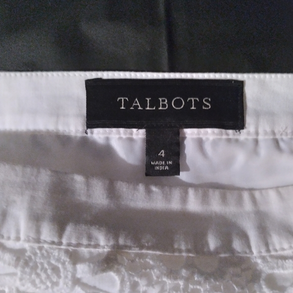 TALBOTS WHITE SKIRT - Picture 8 of 9